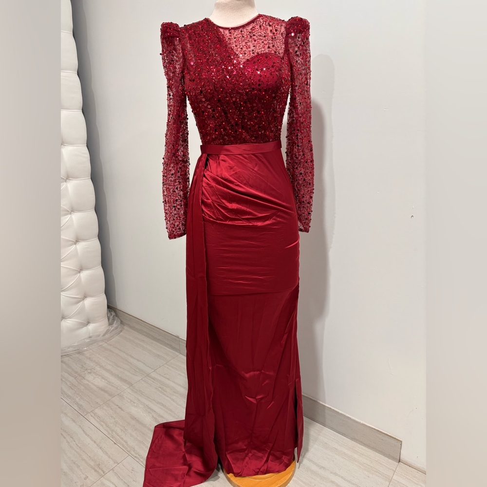 Faeriesty Elegant Red Evening Gown size XS #63